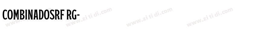 CombinadoSrf Rg字体转换